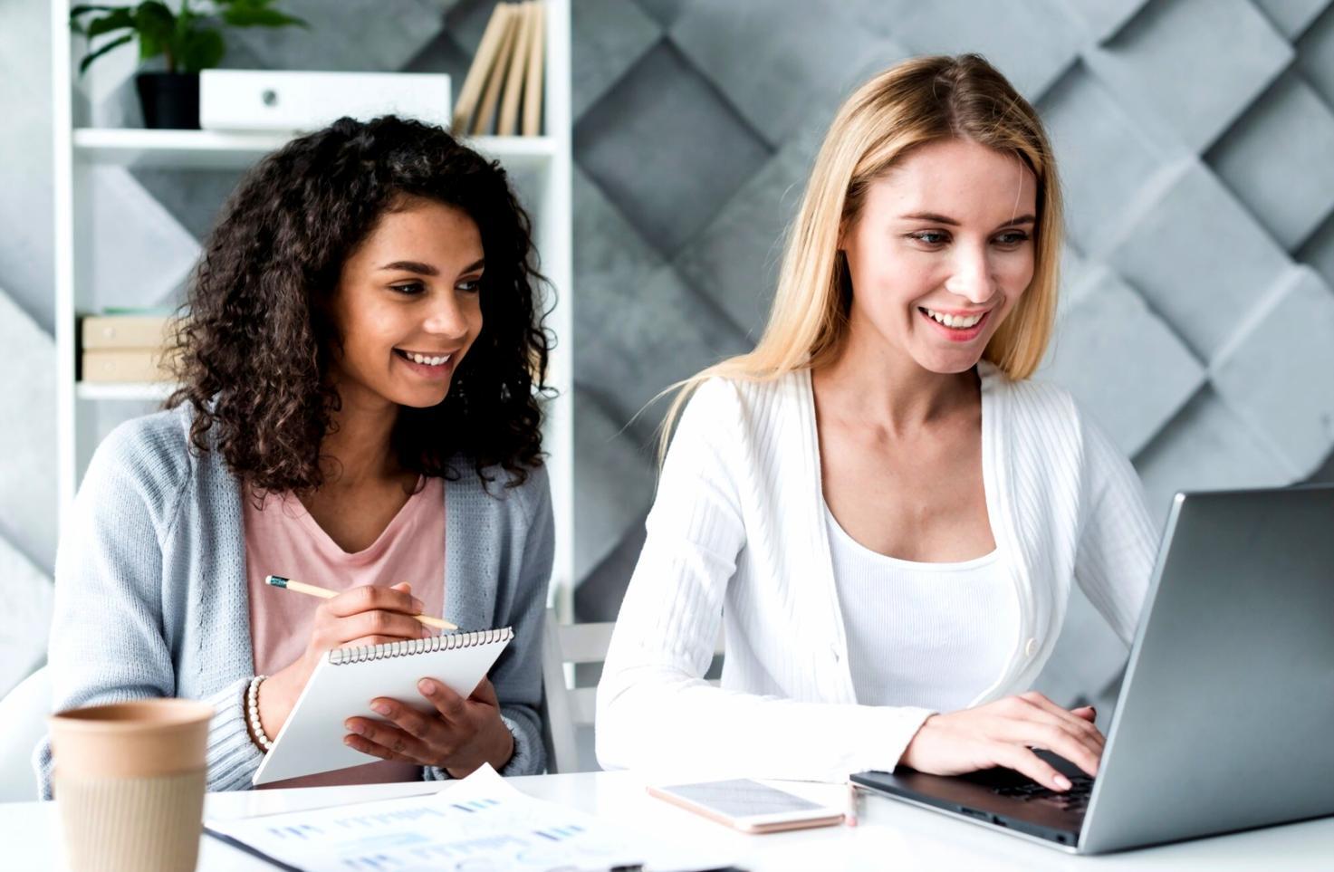 Financial planning workspace with calculator and charts